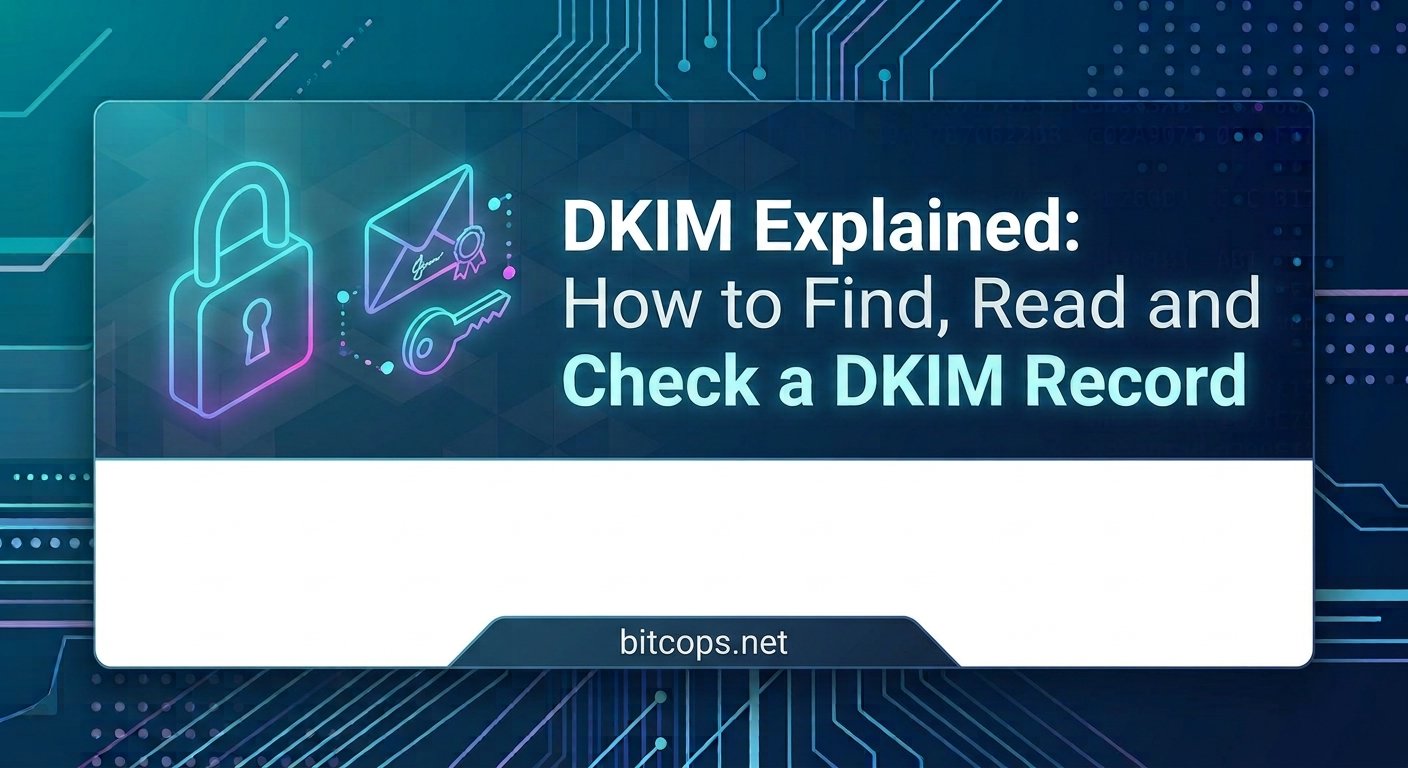 DKIM Explained: How to Find, Read and Check a DKIM Record